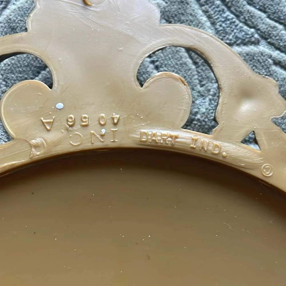 Pair Vintage Cameo Wall Plaques Baroque Female/Goddess Images USA - Picture 8 of 10